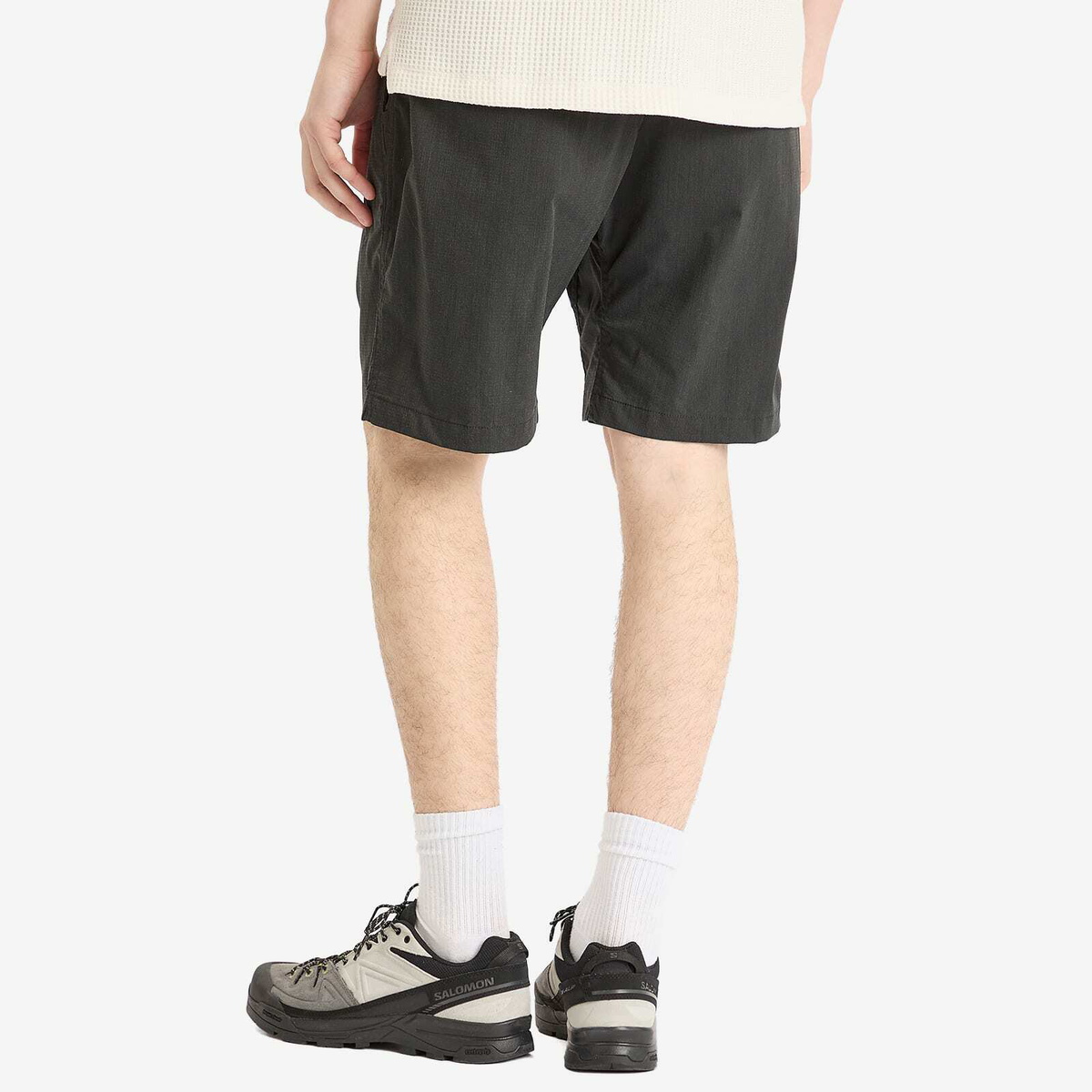 NANGA Men's Hinoc Ripstop Utility Shorts in Black