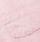 Onia - Abe Button-Down Collar Linen Shirt - Men - Pink