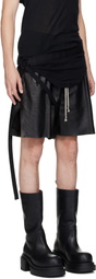 Rick Owens Black Concordians Double Wrap Vicious Belt