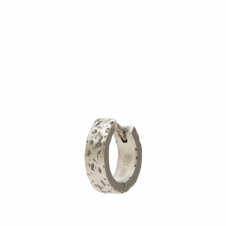 Photo: Serge DeNimes Men's Forge Earring in Silver 