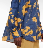 Lee Mathews Floral ramie shirt