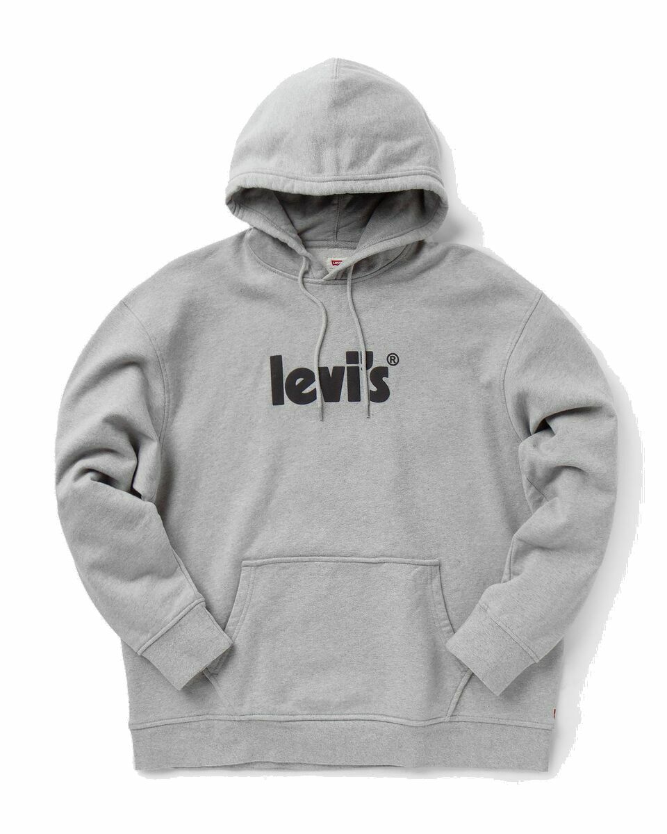 Photo: Levis Relaxed Graphic Hoodie Grey - Mens - Hoodies