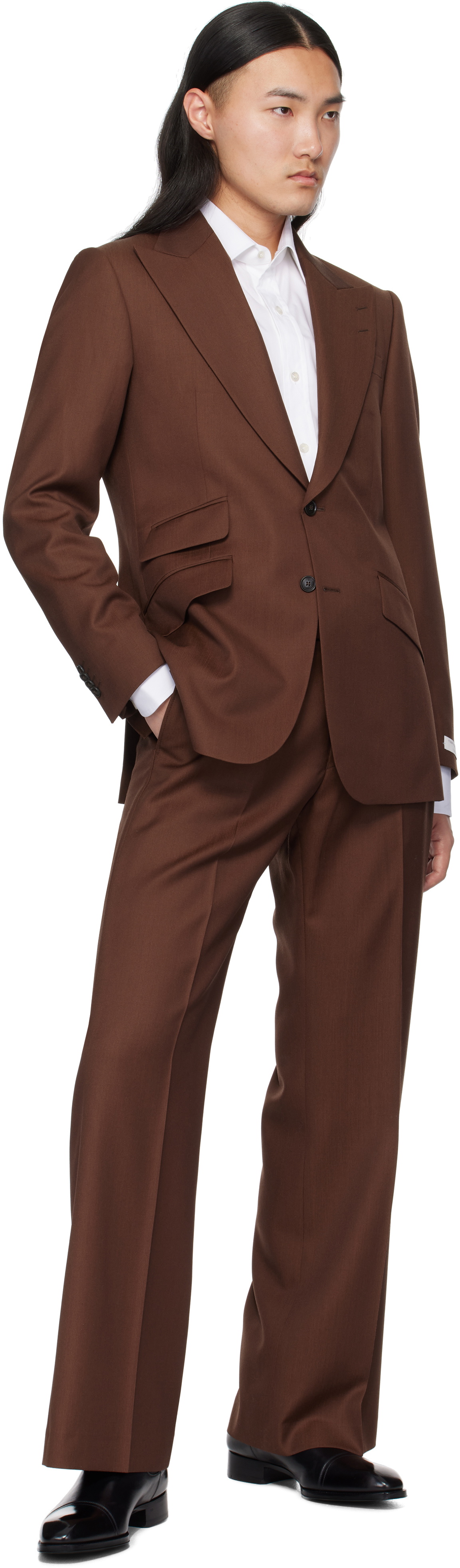 Tiger of Sweden Brown Tyler Trousers