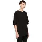 D.Gnak by Kang.D Black Double Sleeve T-Shirt