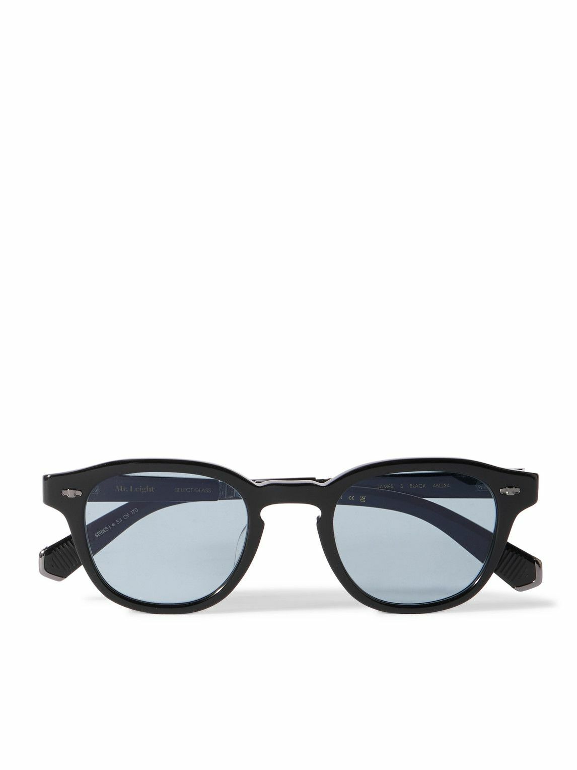 Mr Leight - James S Round-Frame Acetate and Titanium Sunglasses