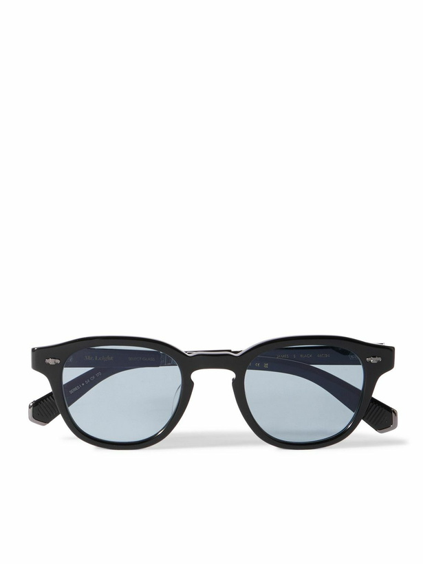 Photo: Mr Leight - James S Round-Frame Acetate and Titanium Sunglasses