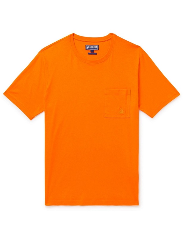Photo: Vilebrequin - Titus Organic Cotton-Jersey T-Shirt - Orange