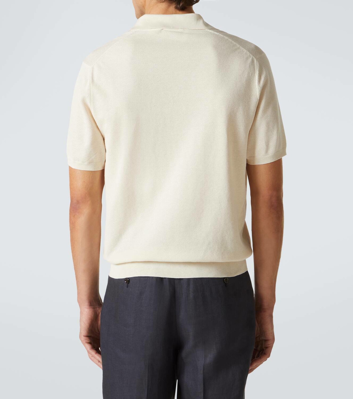 Tシャツ・カットソー Ralph Lauren Ralph Lauren Purple Label Silk Polo Ralph Lauren Purple Label Men's Silk-Cotton Polo Shirt