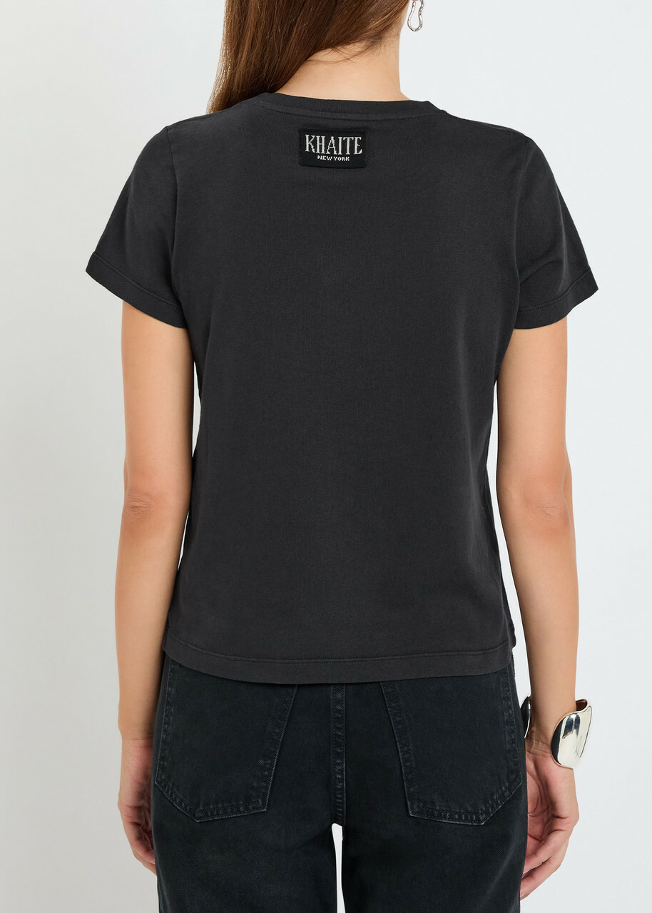 Khaite Samson Cotton T-shirt Black