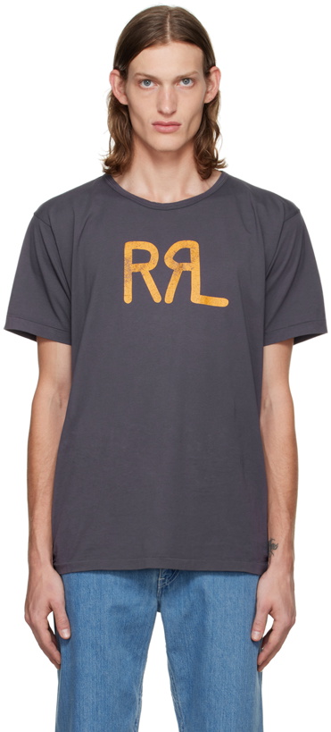Photo: RRL Gray Printed T-Shirt