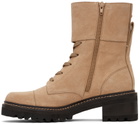 See by Chloé Beige Mallory Boots