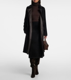 Yves Salomon Shearling maxi skirt