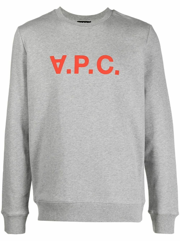 Photo: A.P.C. - Vpc Logo Organic Cotton Sweatshirt