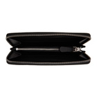 Burberry Black London Check Zip-Around Wallet