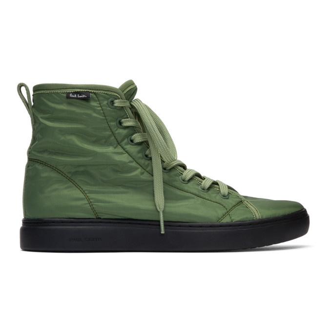 Photo: PS by Paul Smith Green Dreyfuss High-Top Sneakers