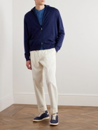 Massimo Alba - Evan Cashmere Zip-Up Sweater - Blue