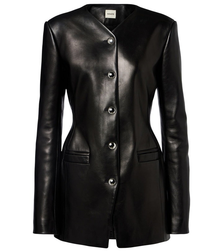 Photo: Khaite Naran leather jacket