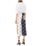 Monse Patchwork high-rise cotton pants