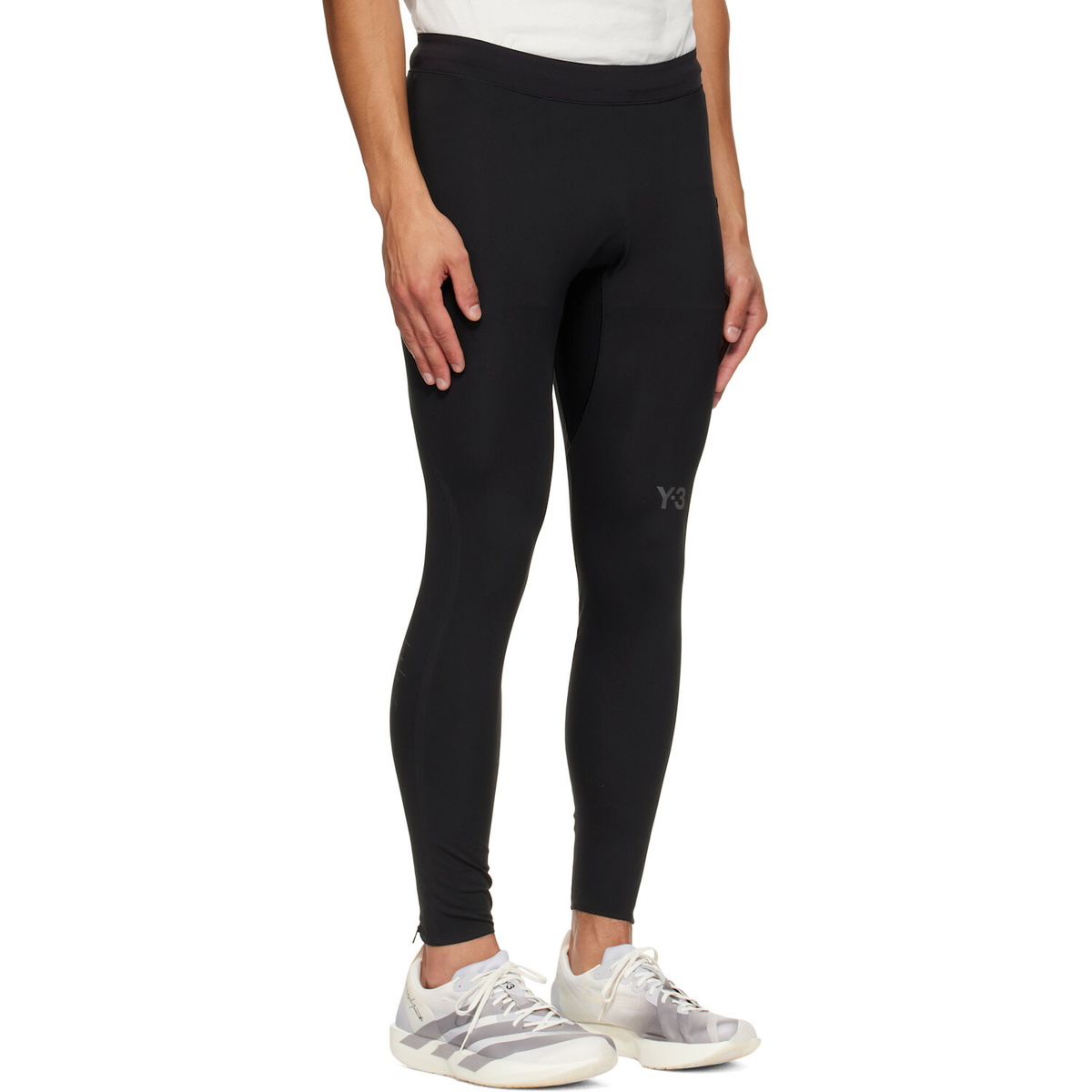 Y-3 Black Running Leggings