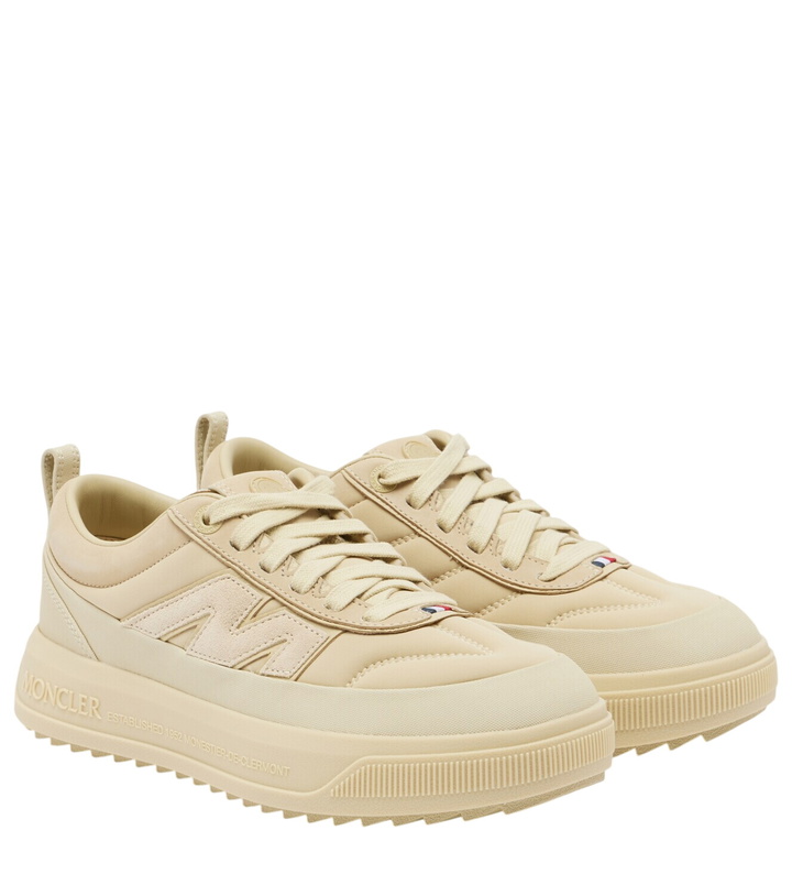 Photo: Moncler Altive leather-trimmed sneakers