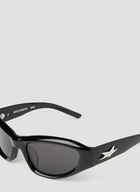 R.E.A.T 01 Sunglasses in Black