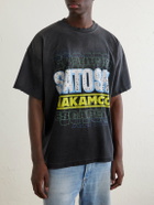 Satoshi Nakamoto - Escape Reality Logo-Print Cotton-Jersey T-Shirt - Black