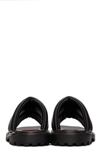 Staud Black Astro Slides