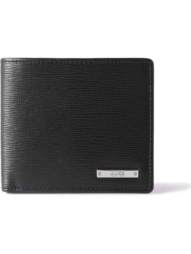 Photo: Hugo Boss - Textured-Leather Billfold Wallet