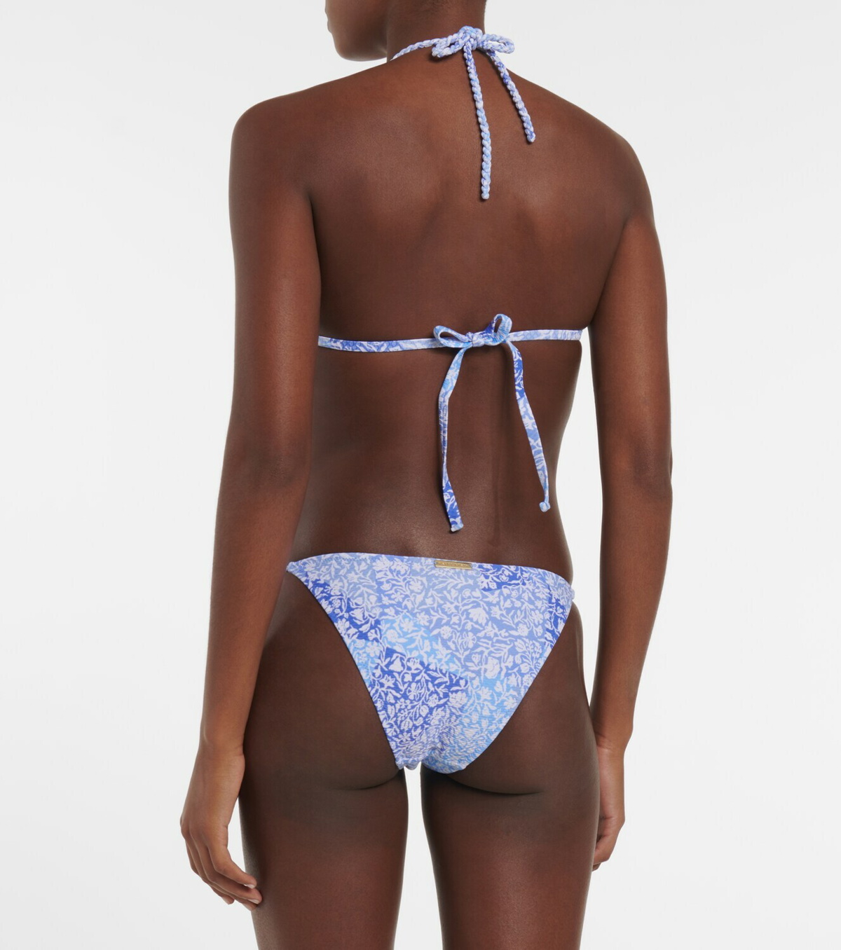 Printed Triangle Bikini Top in Multicoloured - Heidi Klein