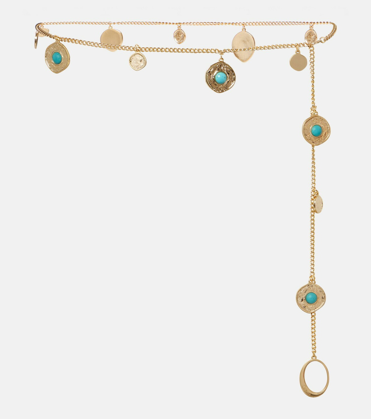 Oséree Embellished chain belt