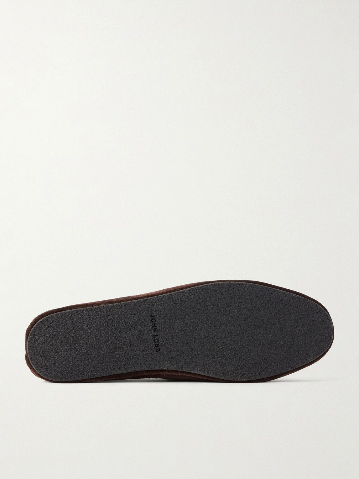 John Lobb - Kingston II Collapsible-Heel Suede Loafers - Brown