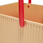 Hachiman Omnioffre Stacking Storage Box - Large in Coffee/Red