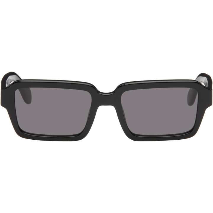 Photo: Palm Angels Black Homer Sunglasses