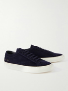 Common Projects - Original Achilles Waxed-Suede Sneakers - Blue