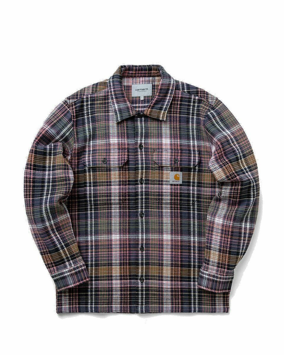 Photo: Carhartt Wip Valmon Shirt Multi - Mens - Longsleeves