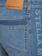 STELLA MCCARTNEY - Side Logo High Waist Flared Jeans