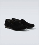 Giorgio Armani Velvet loafers
