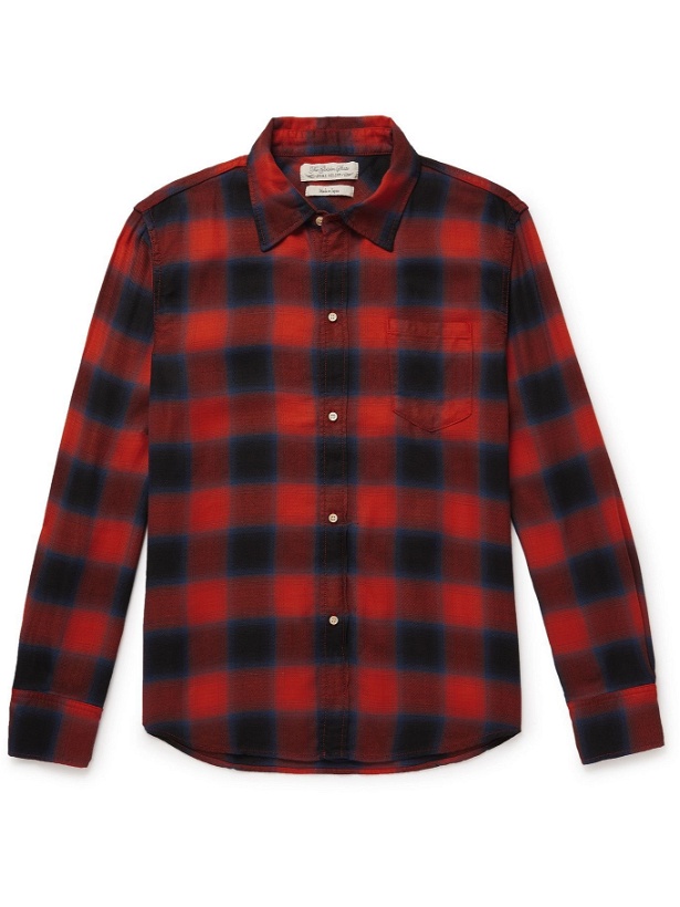 Photo: REMI RELIEF - Checked Woven Shirt - Red