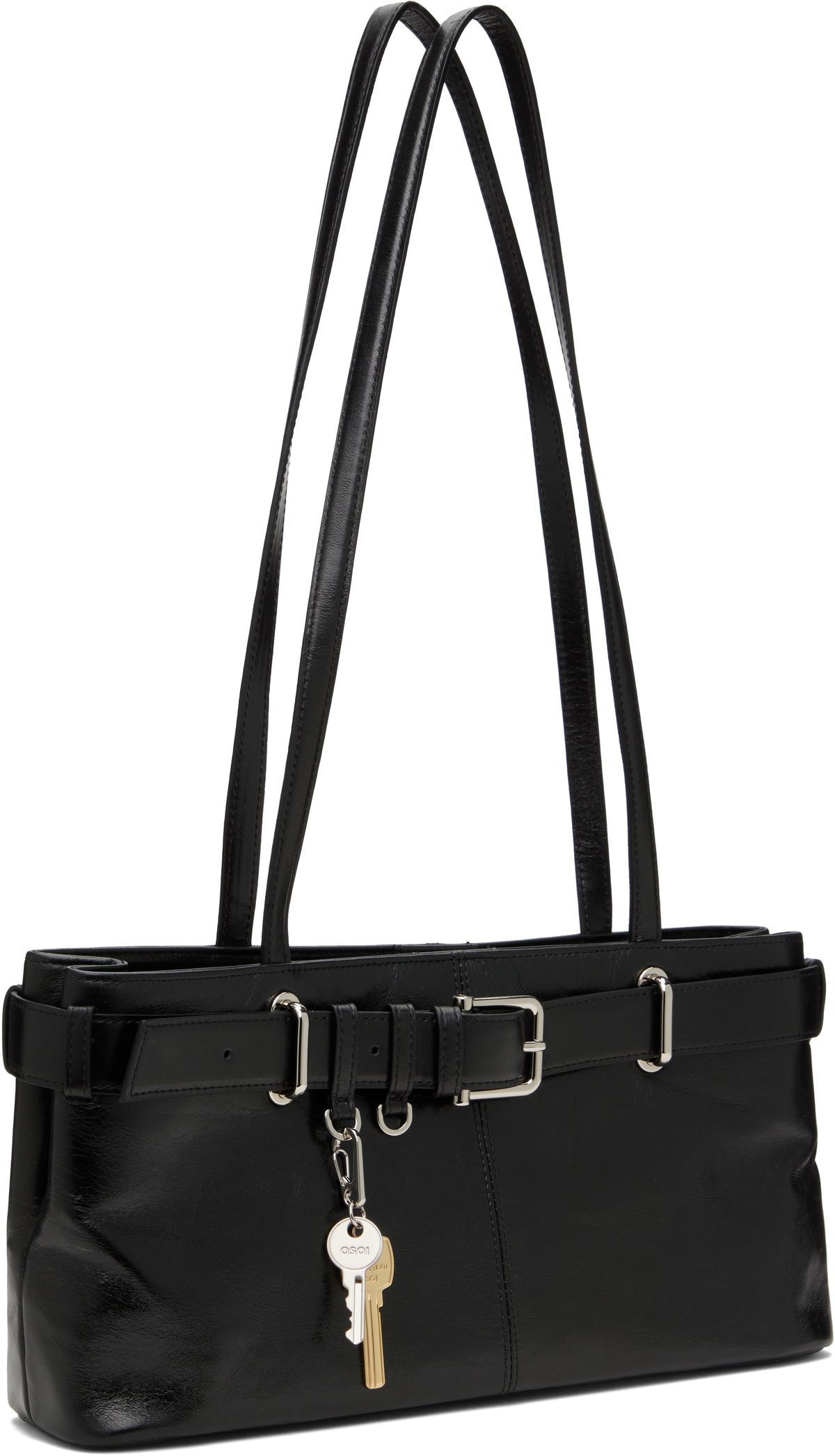 OSOI Black Shoulder Brocle Bag OSOI