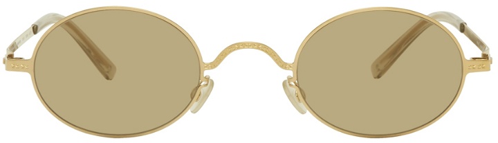 Photo: Maison Margiela Gold MYKITA Edition MMCRAFT005 Sunglasses
