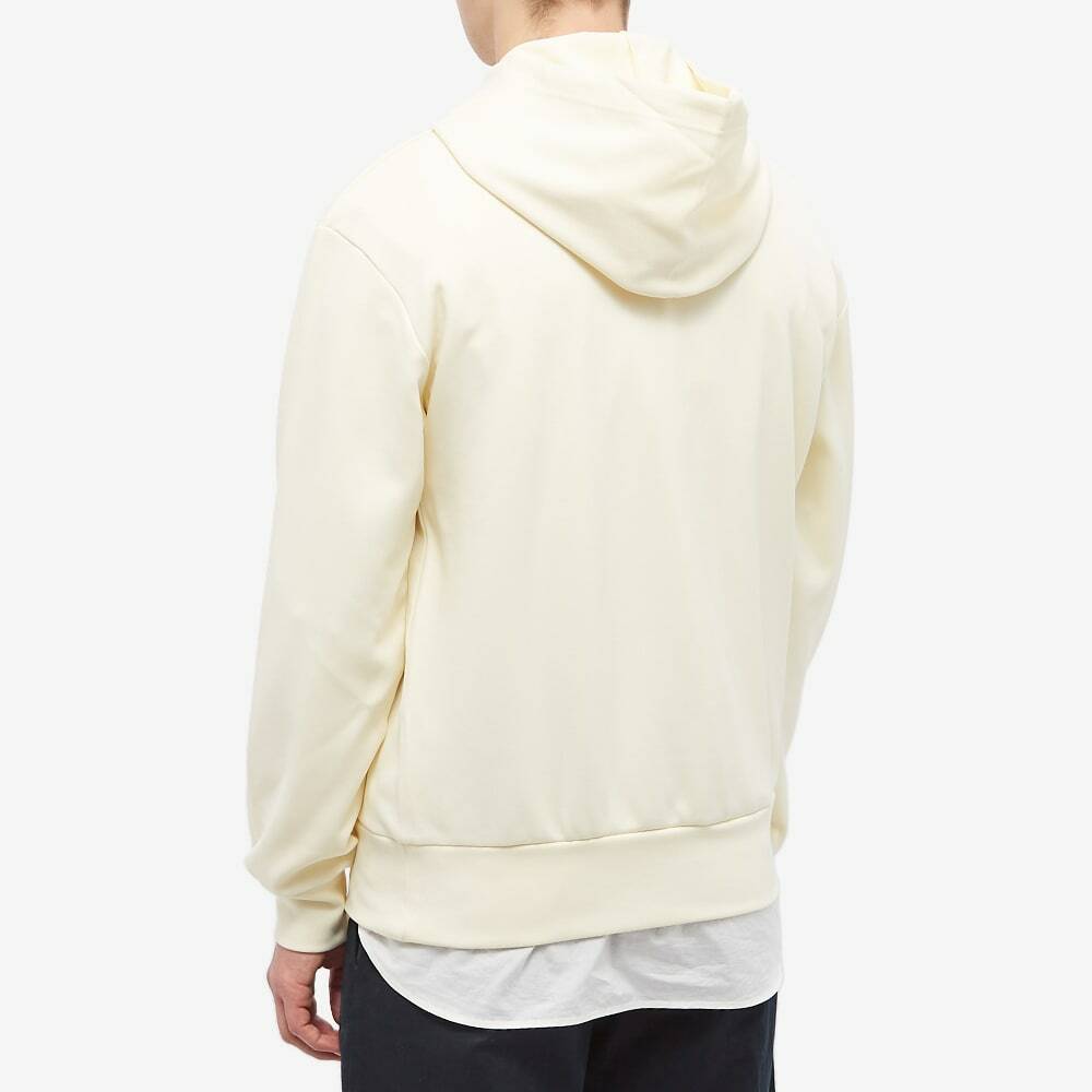 Comme des Garçons Play Men's Red Heart Pullover Hoodie in Ivory