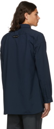 Y-3 Navy Bonded Ripstop Overshirt