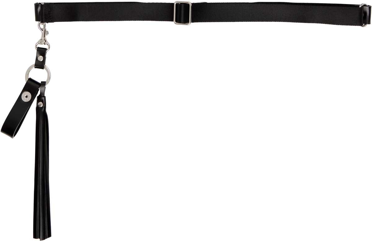 Toga Pulla Black Tassel Key Ring Belt