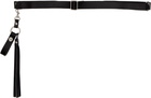 Toga Pulla Black Tassel Key Ring Belt