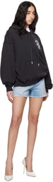 Off-White Blue Doll Denim Shorts