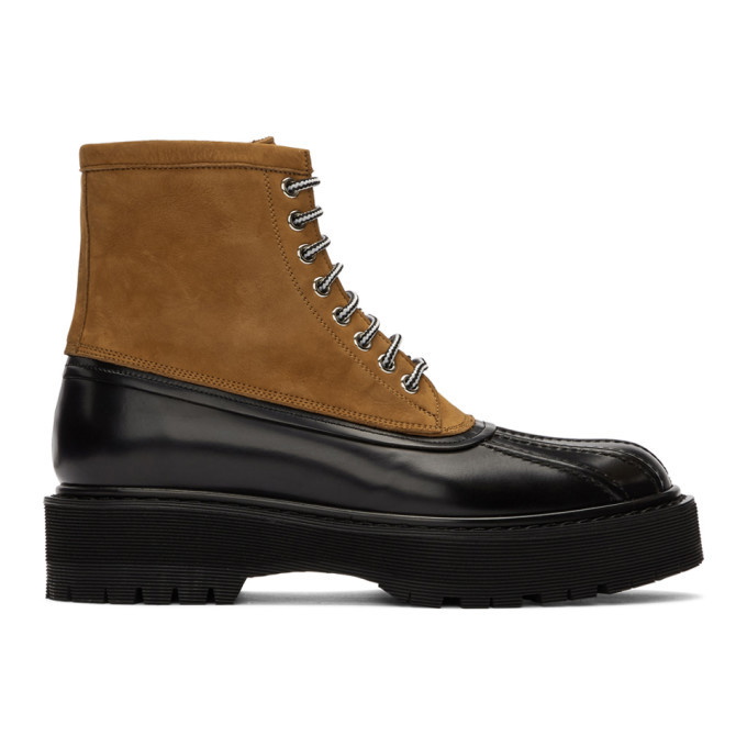 Photo: Givenchy Brown and Black Camden Boots