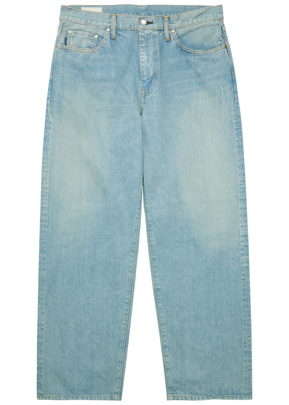 Photo: Vowels Baggy Wide-leg Jeans Light Blue