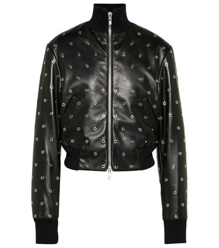 Photo: Alaïa Studded leather bomber jacket