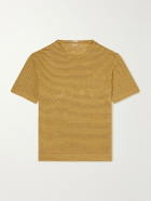 Massimo Alba - Panarea Linen and Cotton T-shirt - Yellow