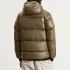 NANGA Men's Mountain Lodge Down Hooded Jacket in Mocha